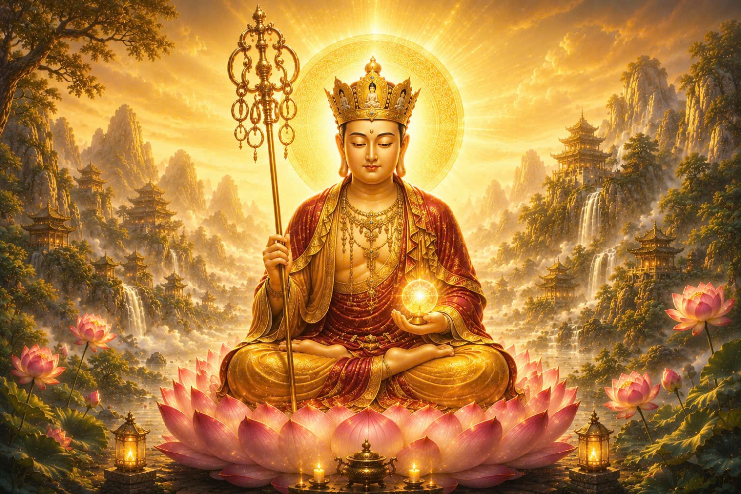 Kṣitigarbha – Le vœu de sauver et la piété filiale
