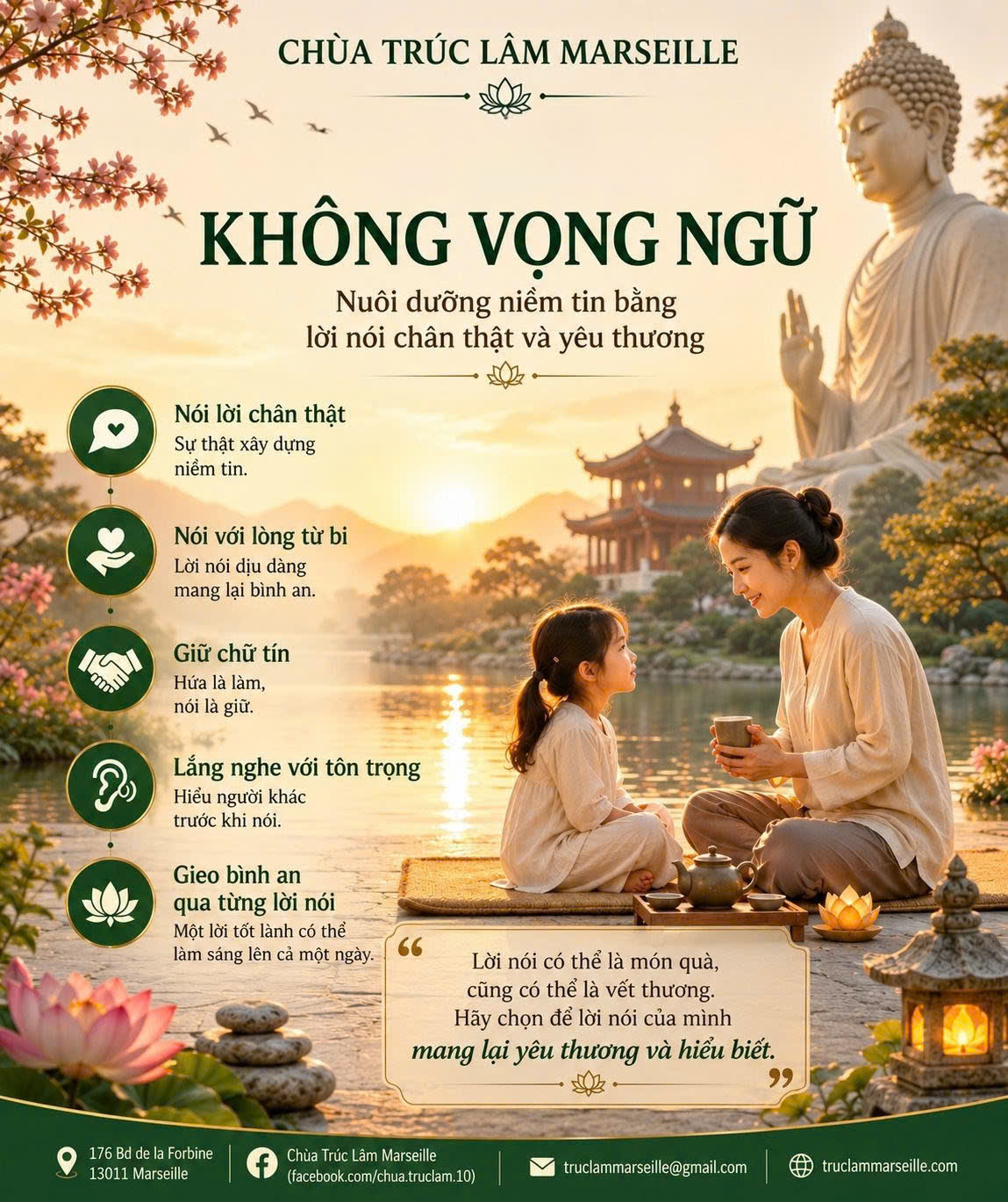 NGŨ GIỚI - KHÔNG VỌNG NGỮ