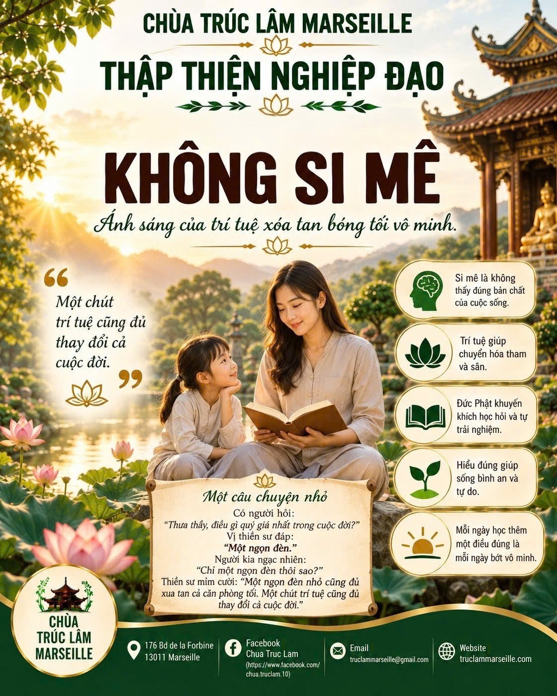 THẬP THIỆN NGHIỆP ĐẠO - KHÔNG SI MÊ