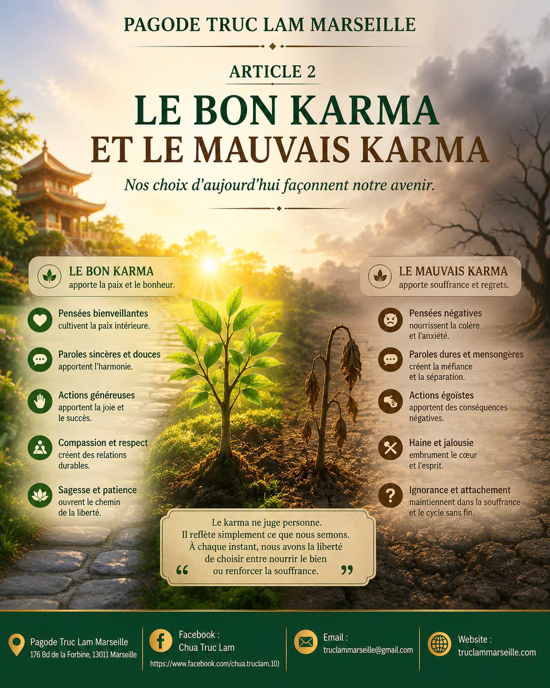 LE BON KARMA ET LE MAUVAIS KARMA