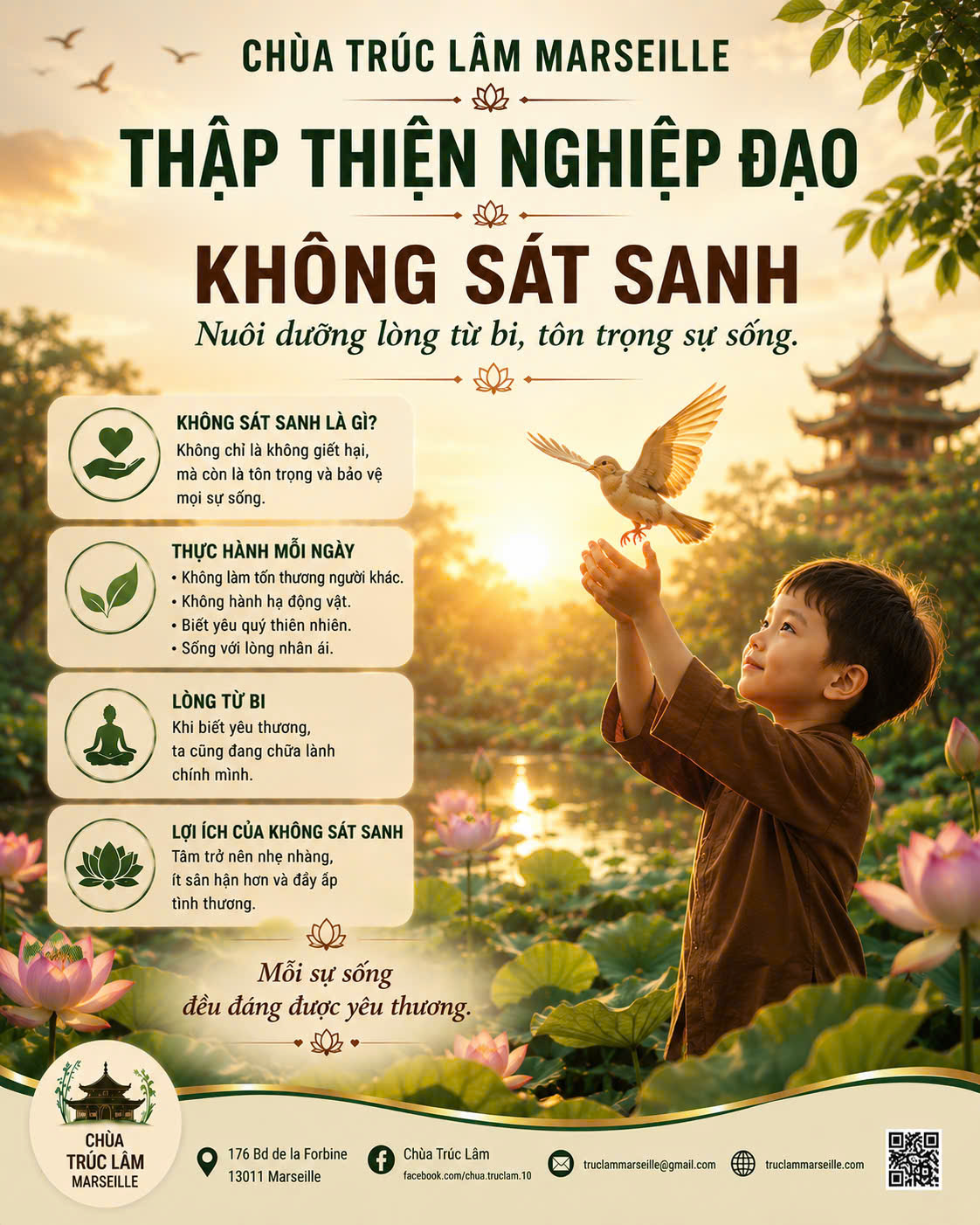 THẬP THIỆN NGHIỆP ĐẠO - KHÔNG SÁT SINH