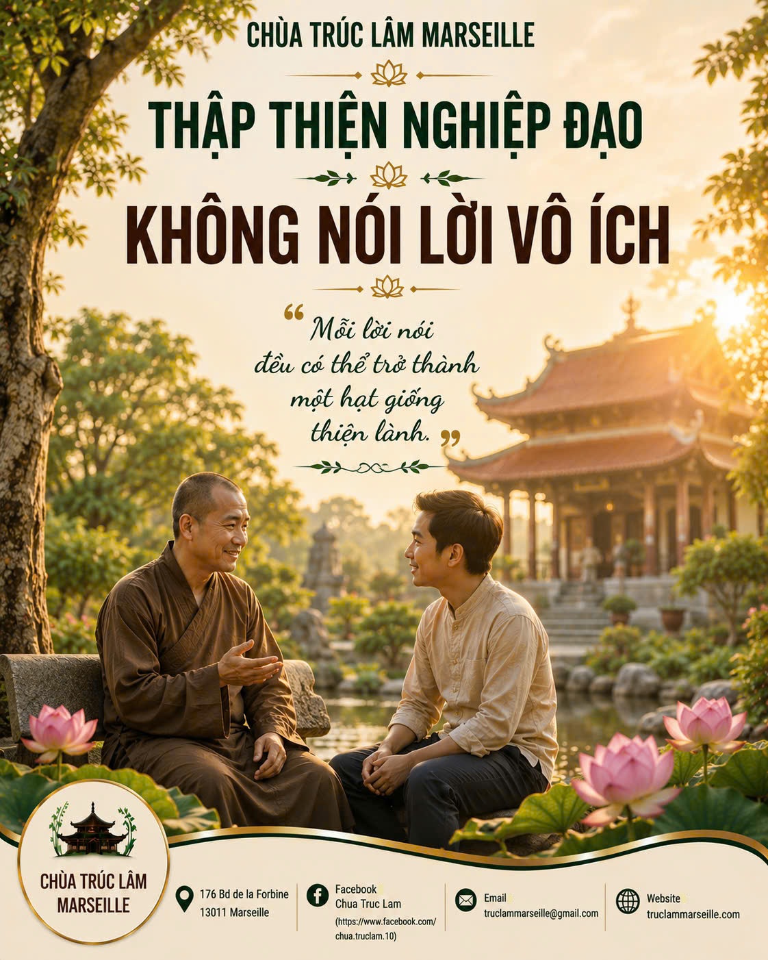 THẬP THIỆN NGHIỆP ĐẠO - KHÔNG NÓI LỜI VÔ ÍCH