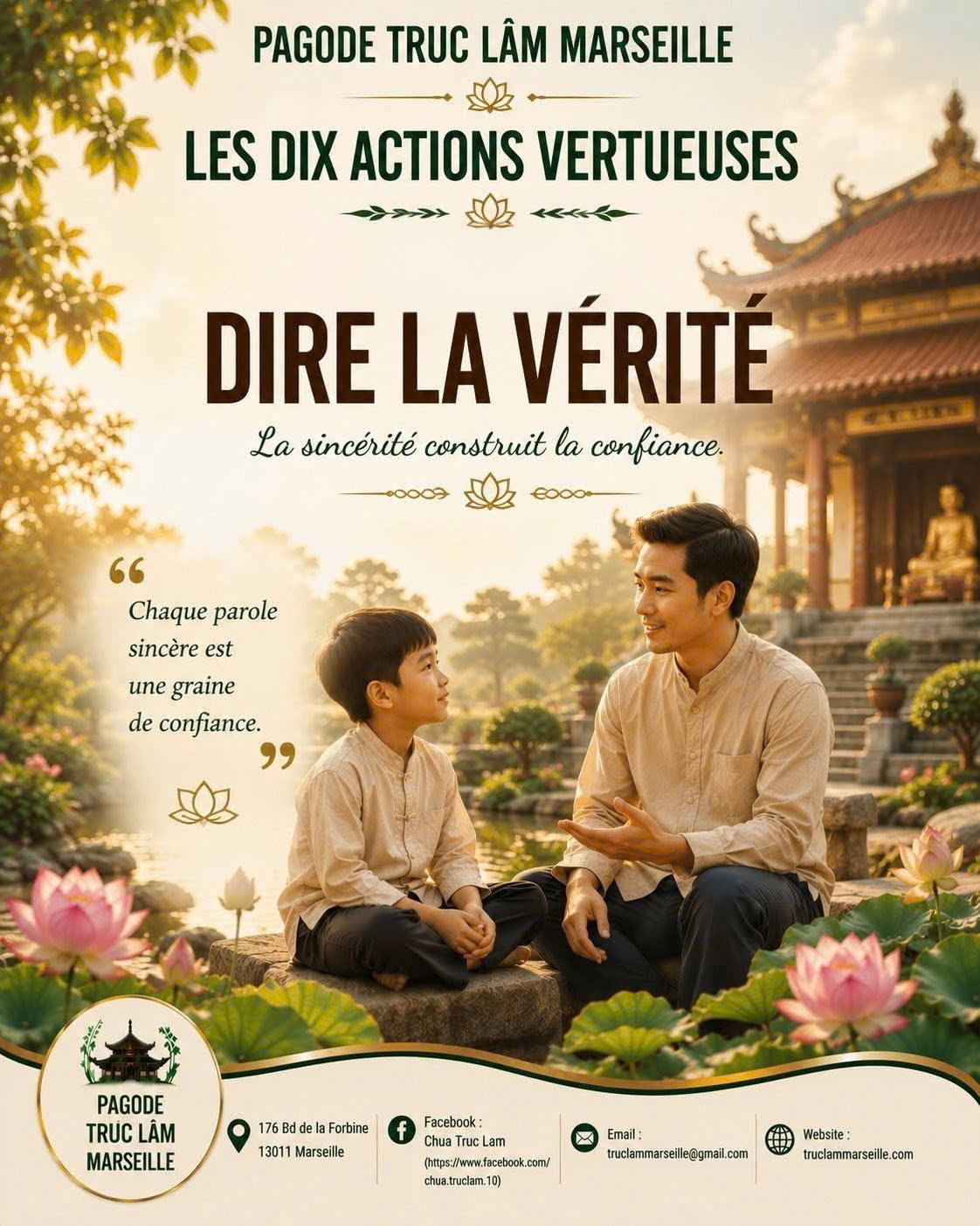 LES DIX ACTIONS VERTUEUSES - DIRE LA VÉRITÉ
