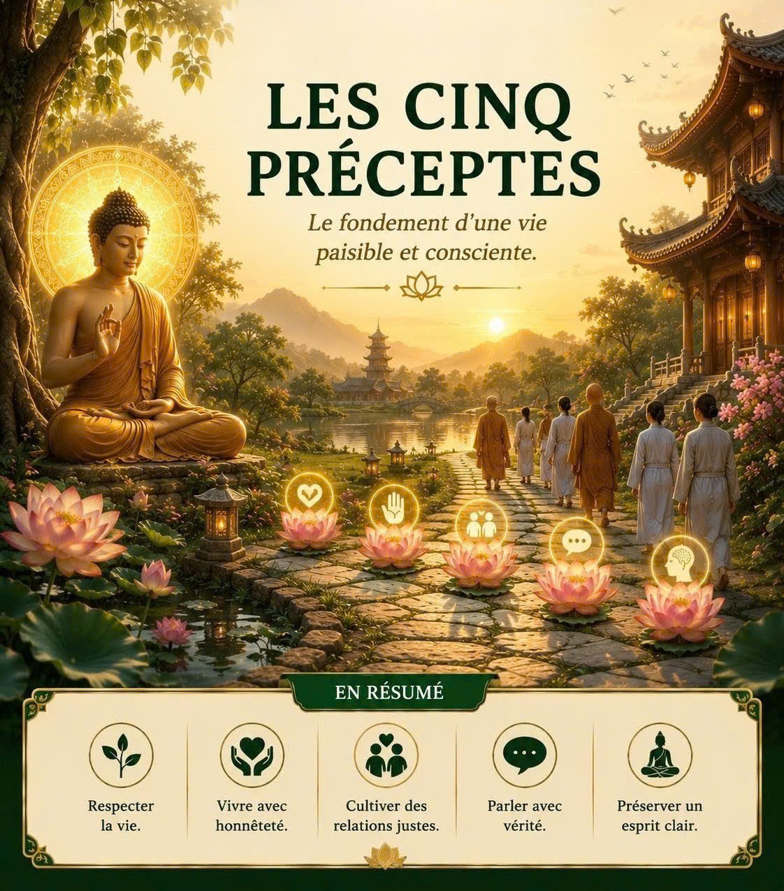 LES CINQ PRÉCEPTES