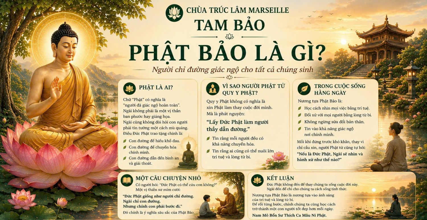 TAM BẢO - PHẬT BẢO LÀ GÌ?