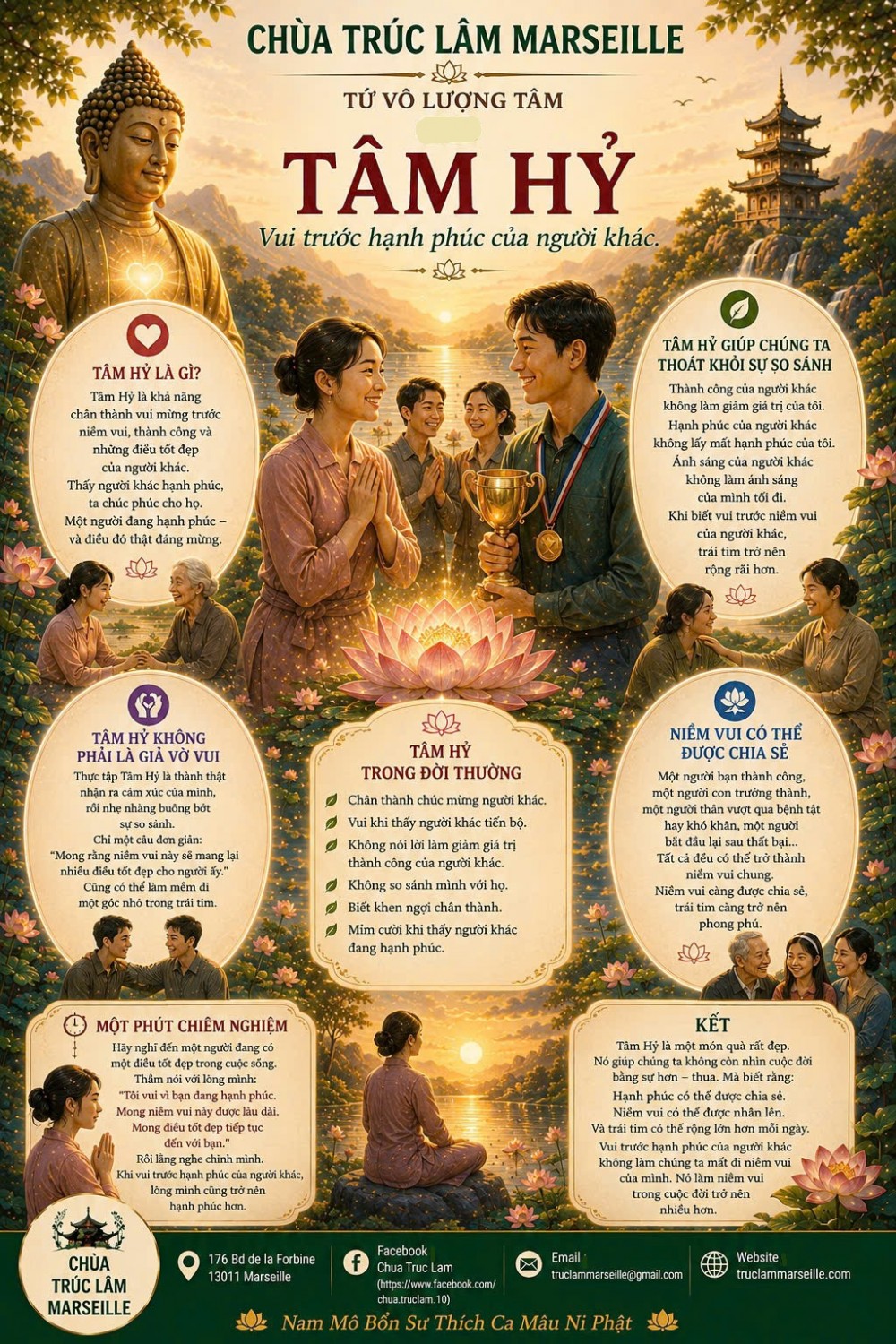 TỨ VÔ LƯỢNG TÂM – TÂM HỶ