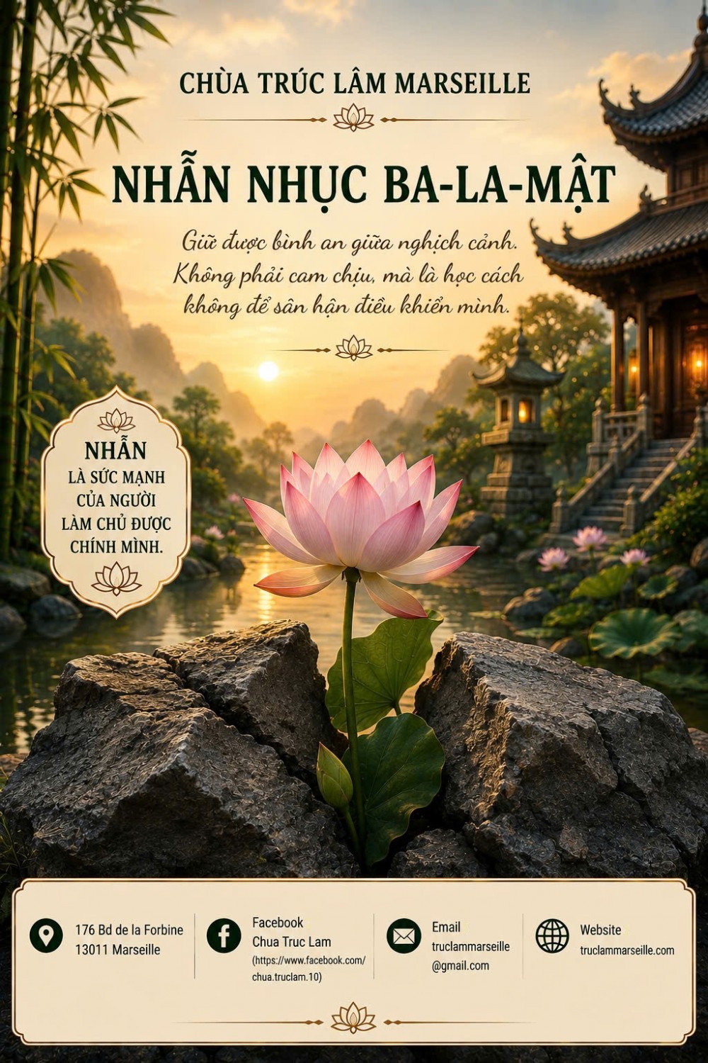 LỤC BA-LA-MẬT – NHẪN NHỤC BA-LA-MẬT