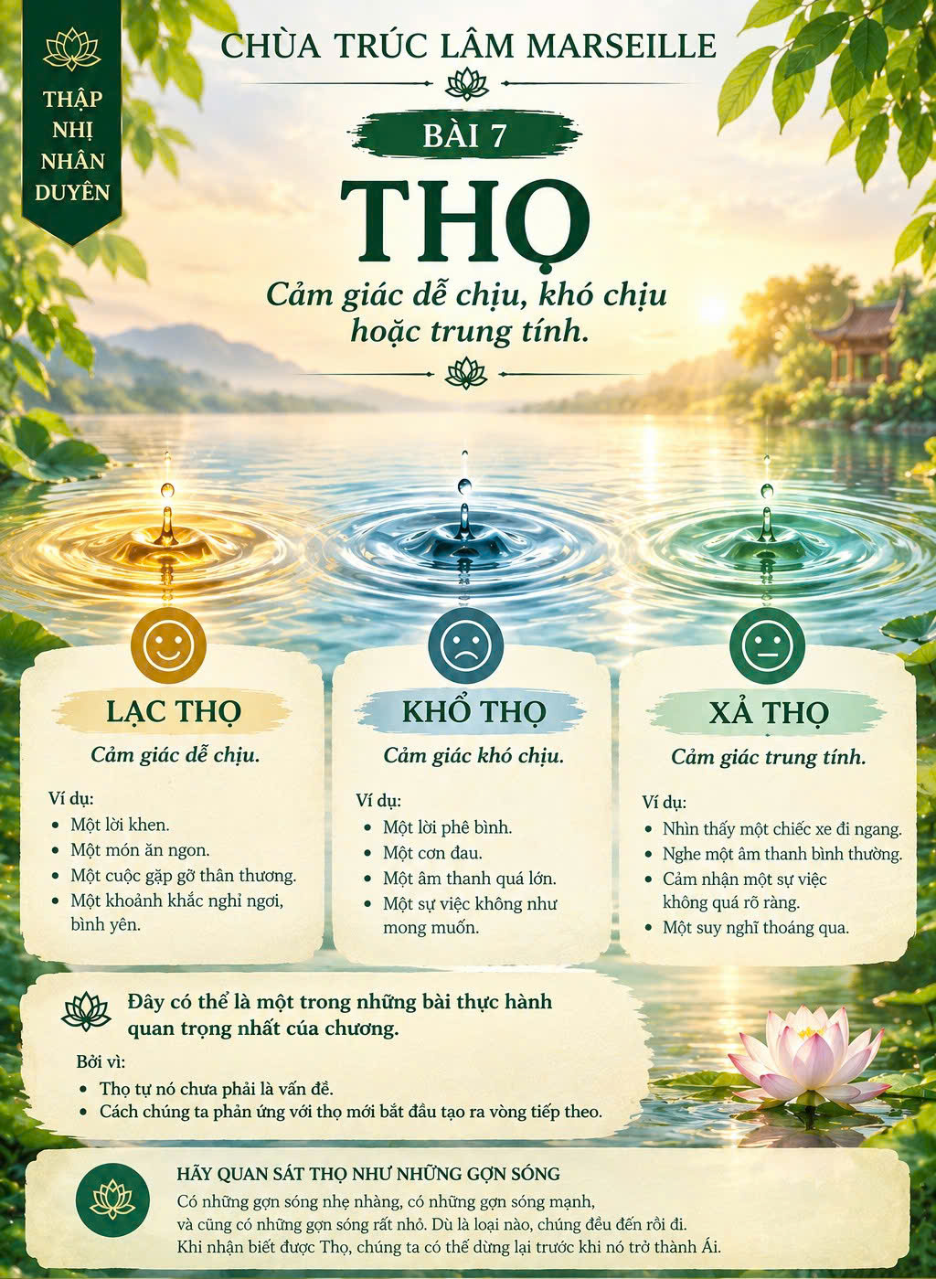 THẬP NHỊ NHÂN DUYÊN – 7: THỌ