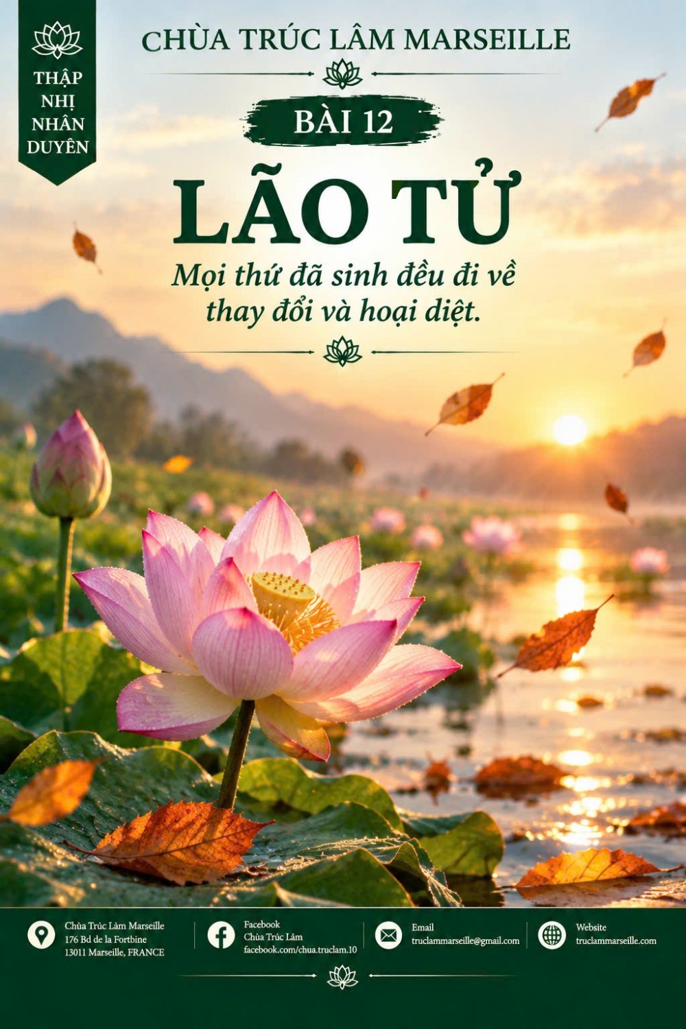 THẬP NHỊ NHÂN DUYÊN – 12:  LÃO TỬ